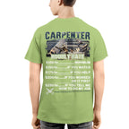 Awesome Carpenter Hourly Rate-T-shirt-#M120724HORLY3BCARPZ8