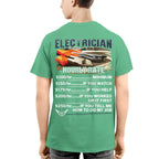 Awesome Electrician Hourly Rate-T-shirt - grunx260804-0062