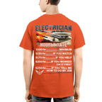 Awesome Electrician Hourly Rate-T-shirt - grunx260804-0062