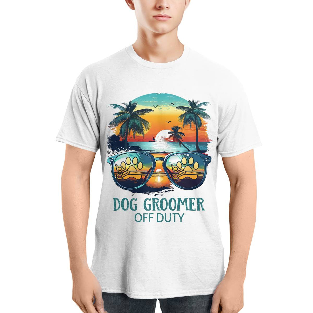 Awesome Dog Groomer-T-shirt - grunx260804-0034
