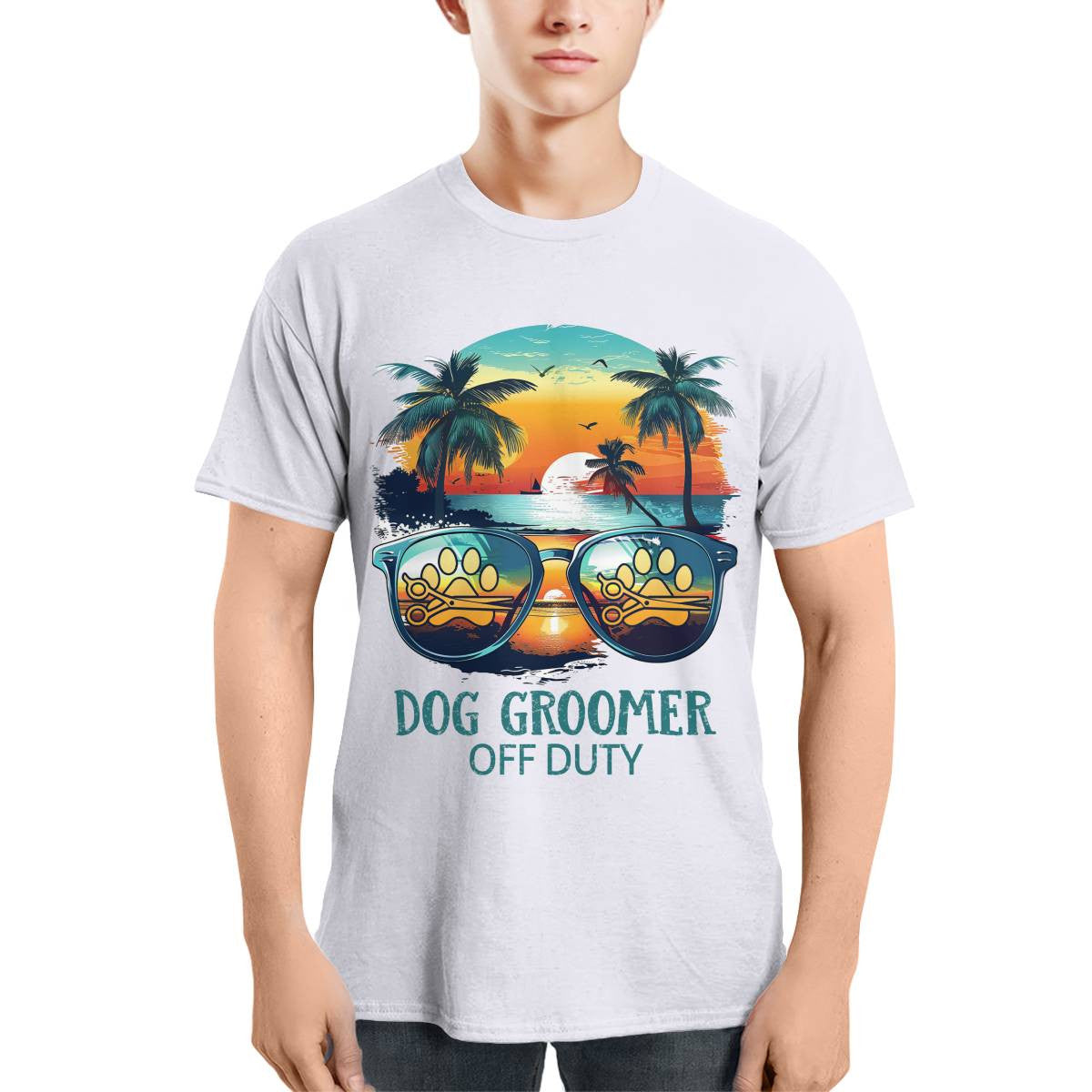 Awesome Dog Groomer-T-shirt - grunx260804-0034