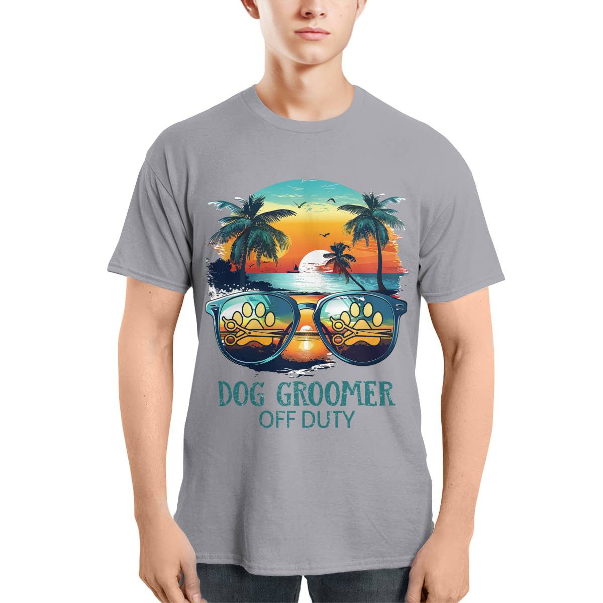 Awesome Dog Groomer-T-shirt - grunx260804-0034
