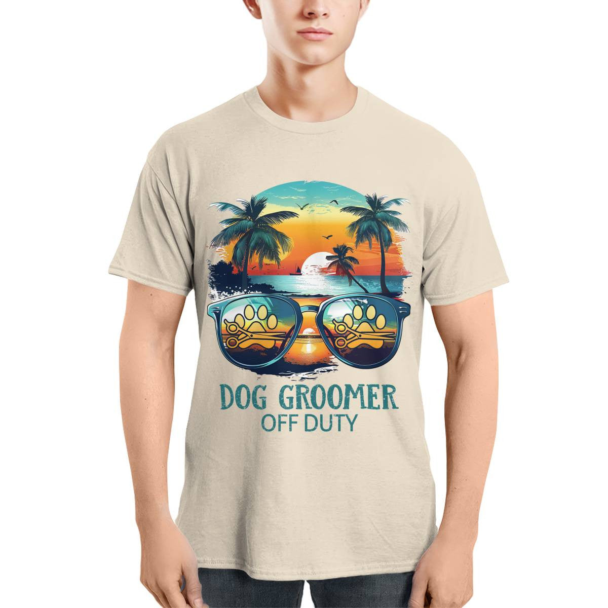 Awesome Dog Groomer-T-shirt - grunx260804-0034