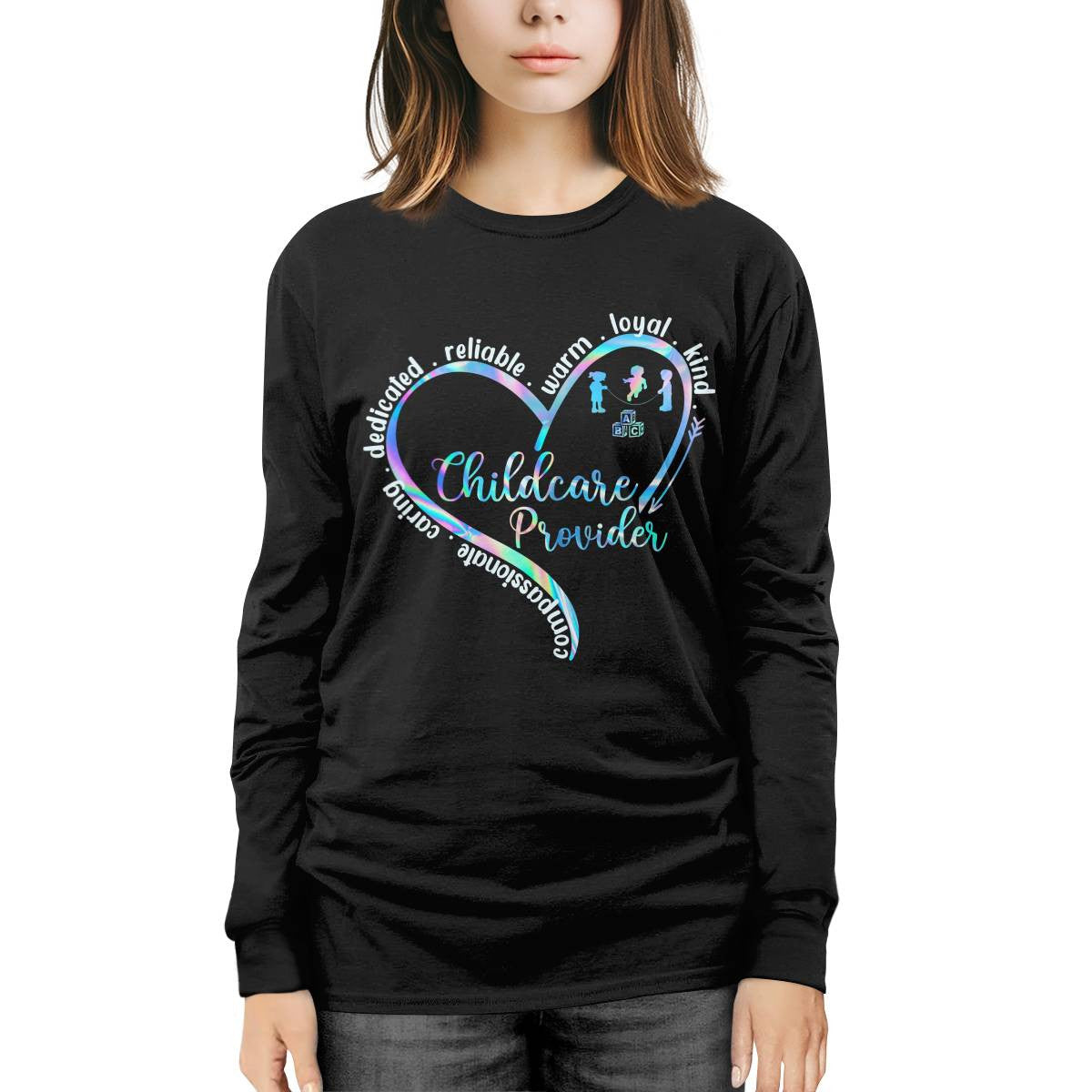 Awesome Childcare Provider-T-Shirt-#F130924WARM2FCHPRZ4