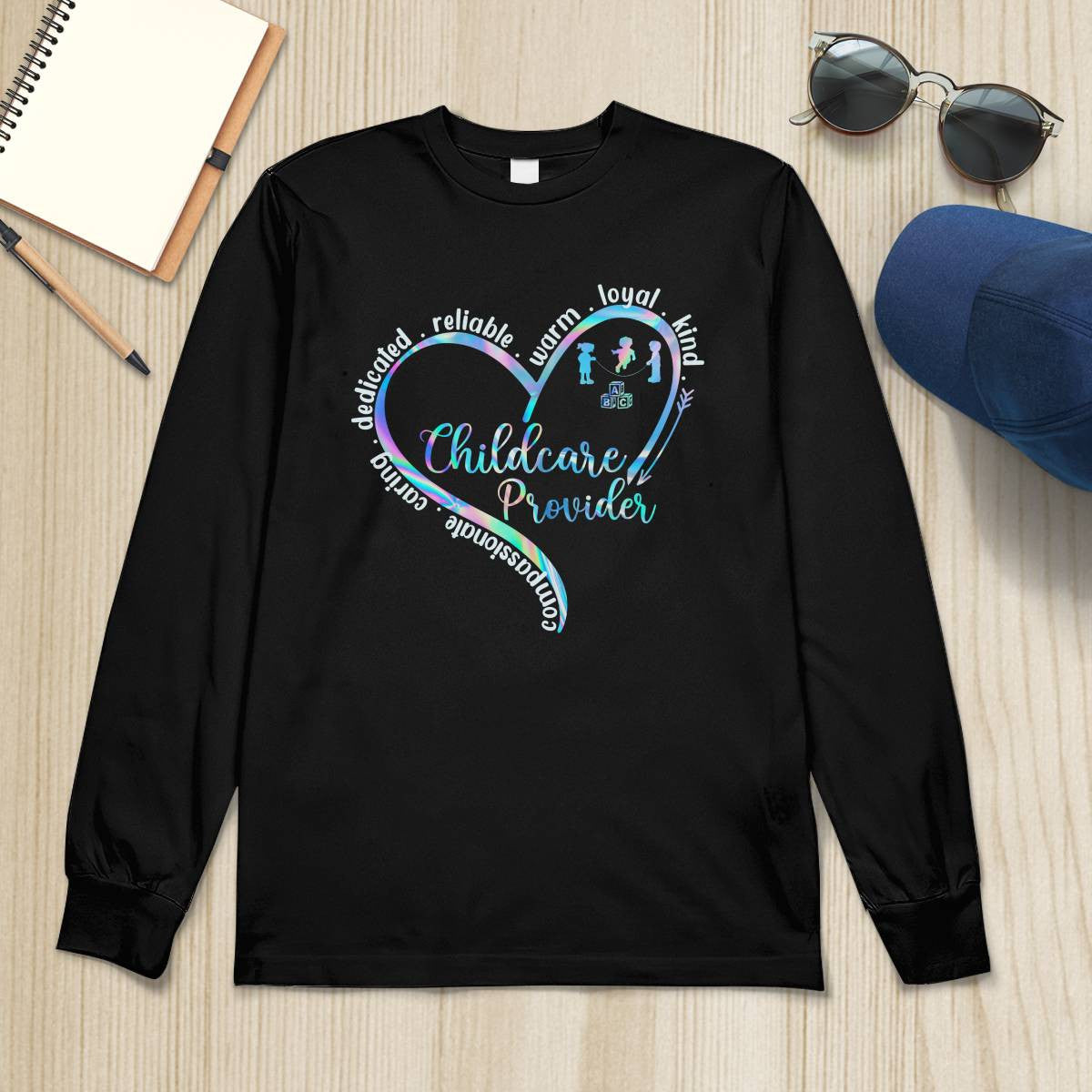 Awesome Childcare Provider-T-Shirt-#F130924WARM2FCHPRZ4