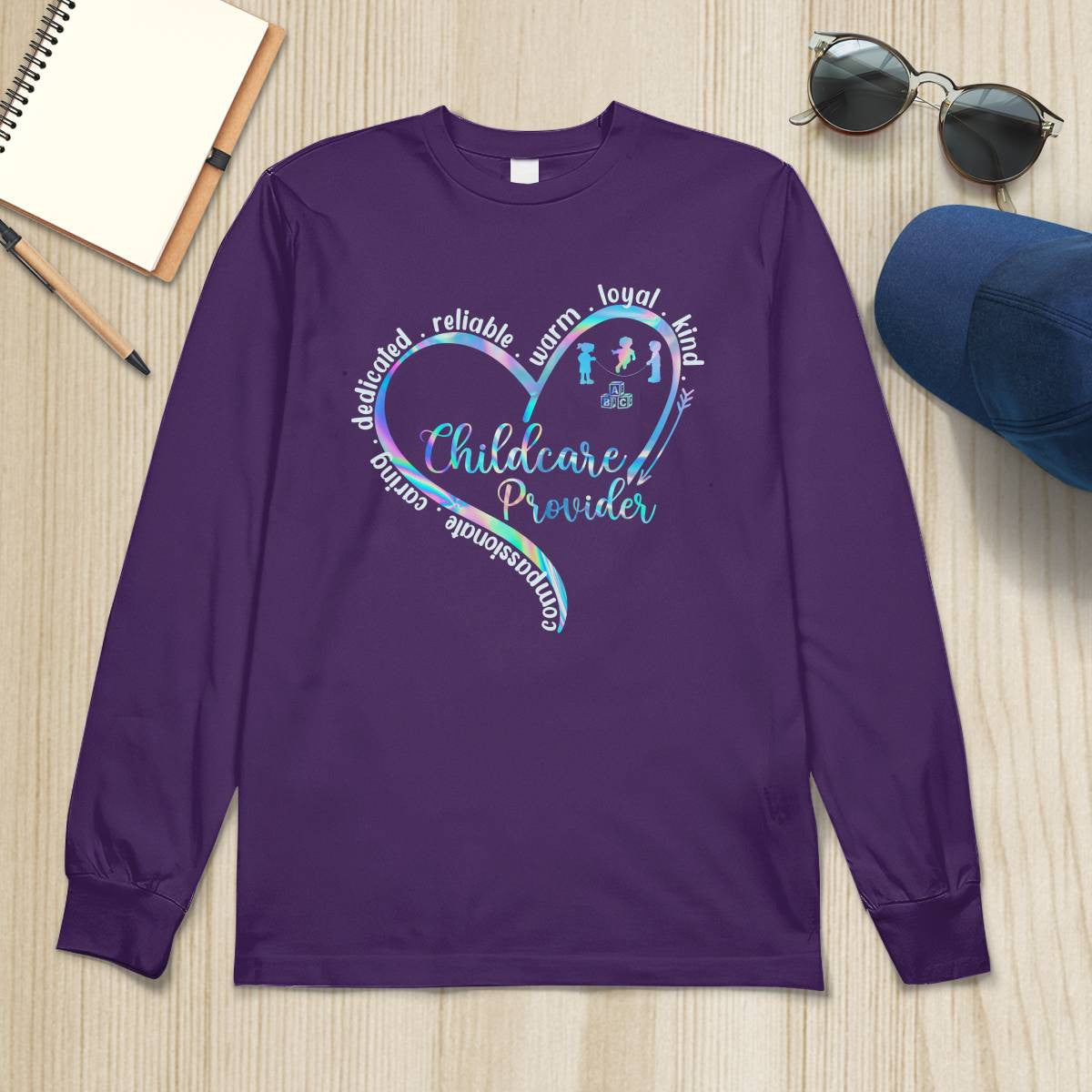 Awesome Childcare Provider-T-Shirt-#F130924WARM2FCHPRZ4