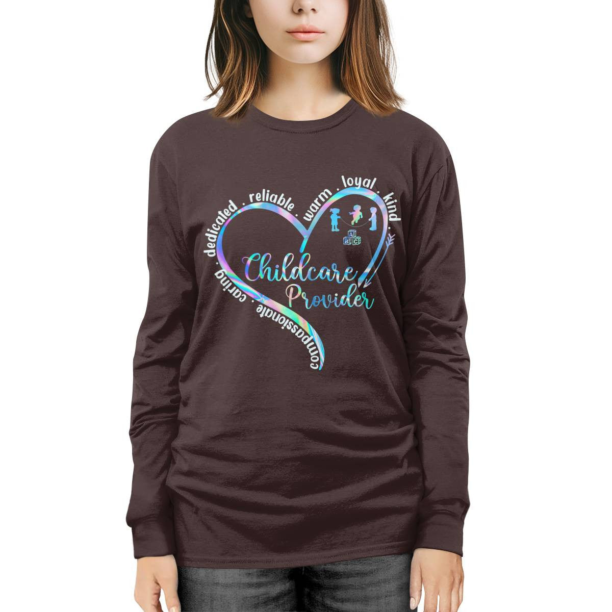 Awesome Childcare Provider-T-Shirt-#F130924WARM2FCHPRZ4
