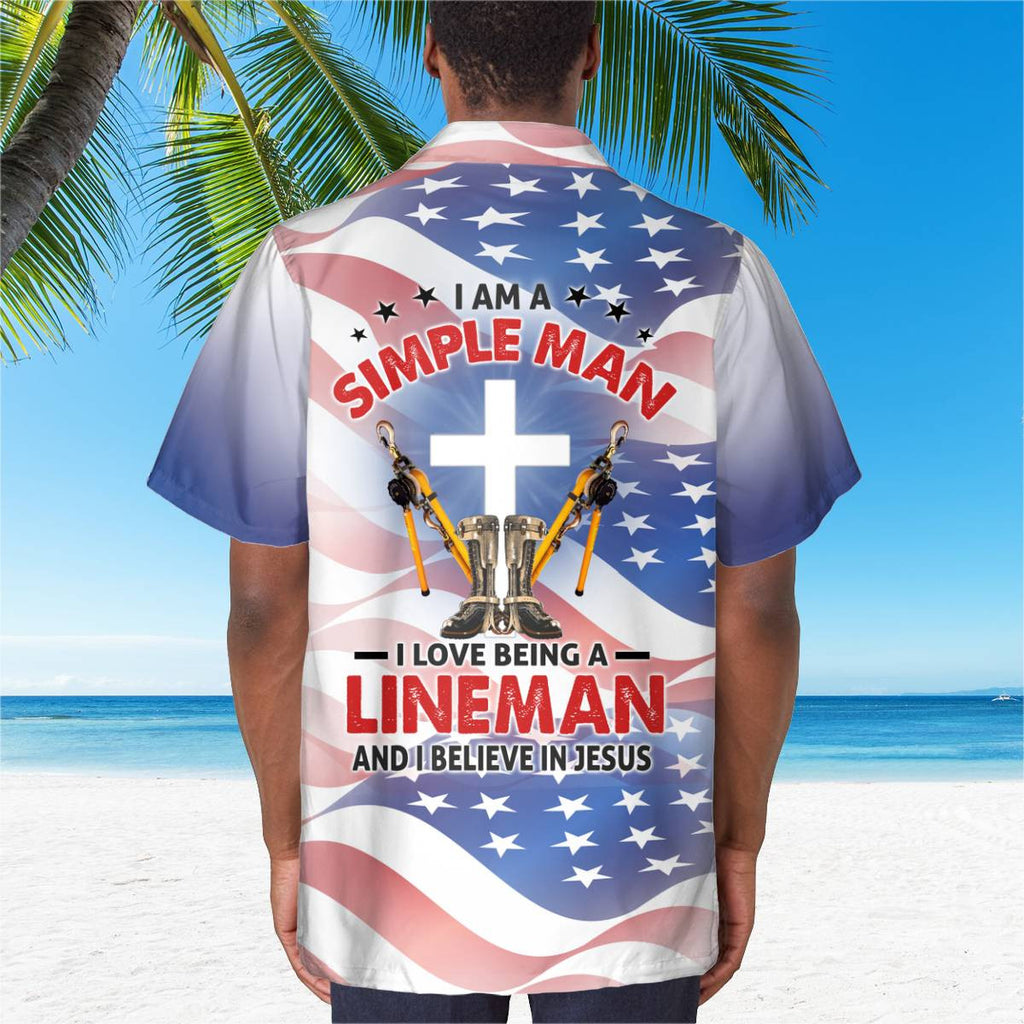 Awesome Lineman - AOP Pocket Hawaiian Shirt - grunx260804-0322