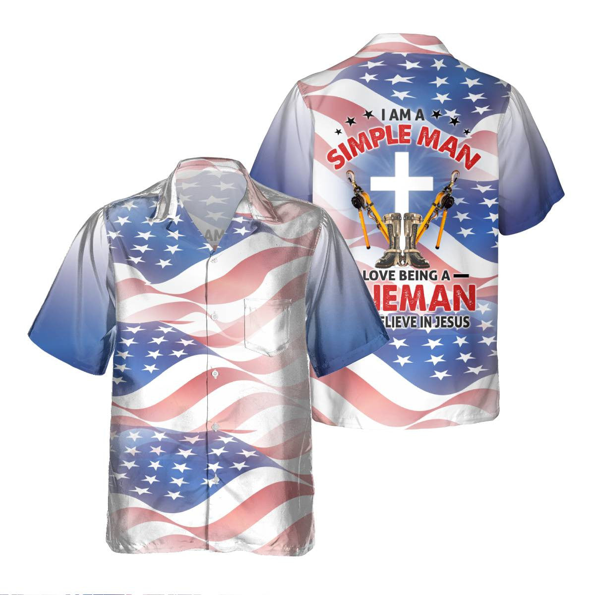 Awesome Lineman - AOP Pocket Hawaiian Shirt - grunx260804-0322