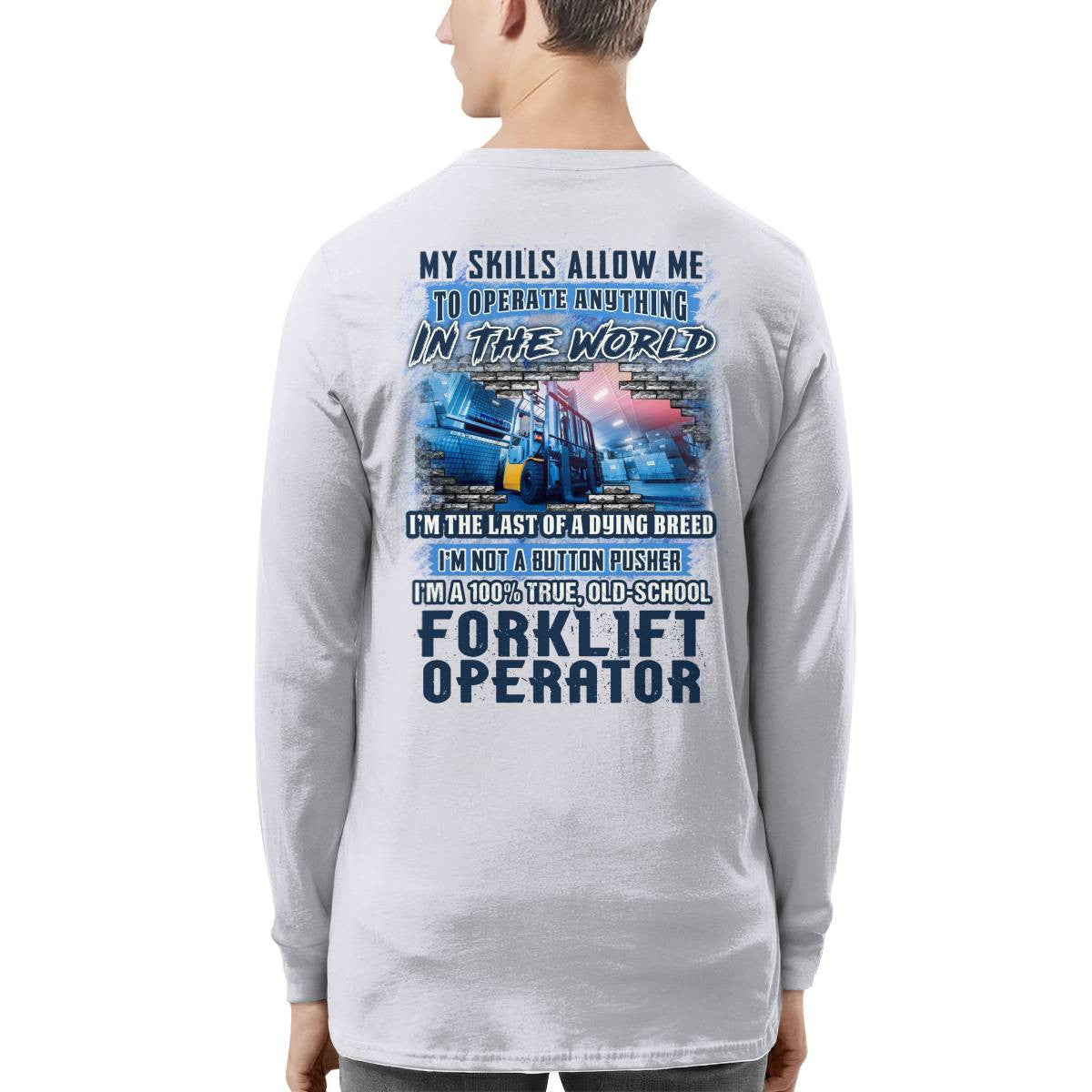 Awesome Forklift Operator-T-shirt - grunx260804-0166