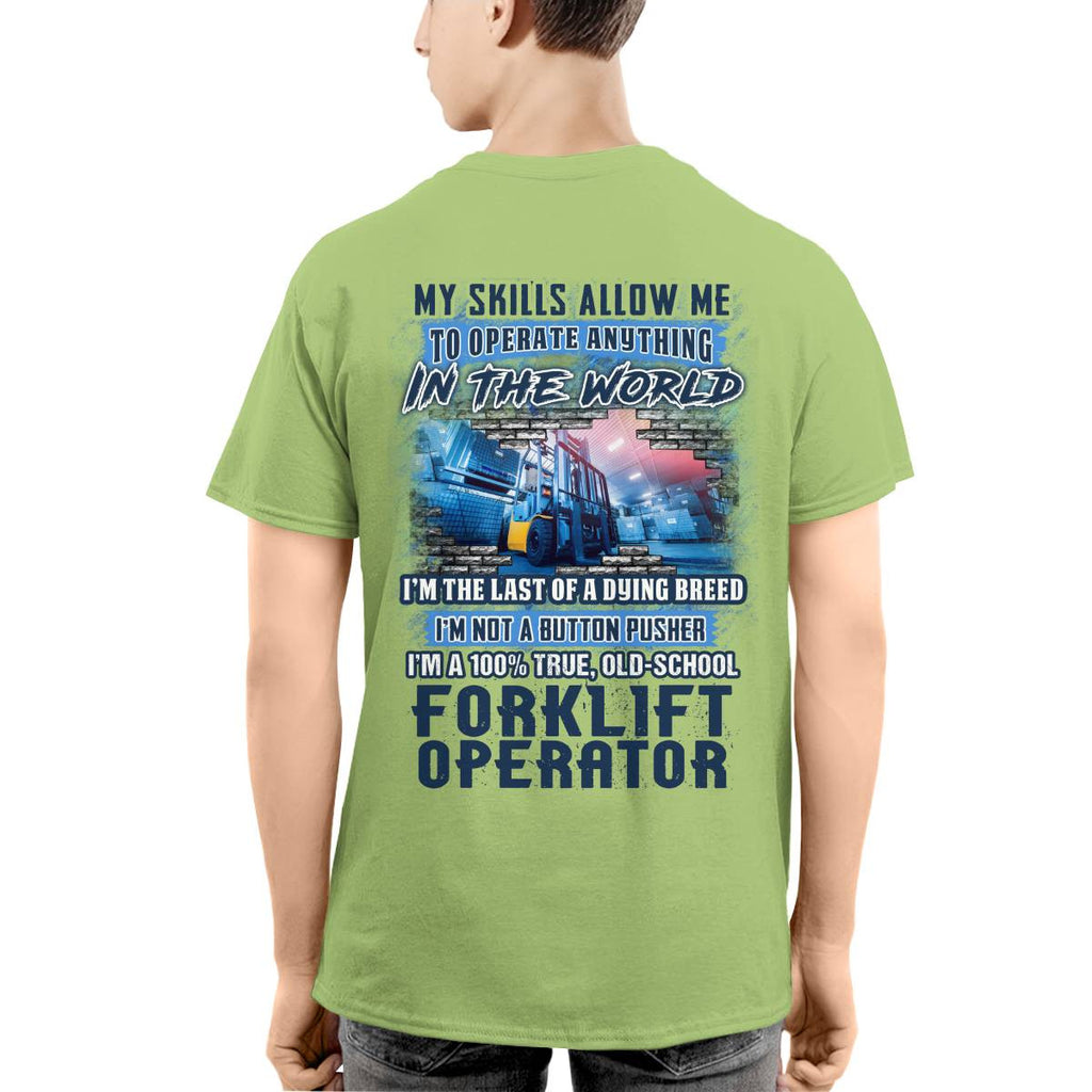 Awesome Forklift Operator-T-shirt - grunx260804-0166