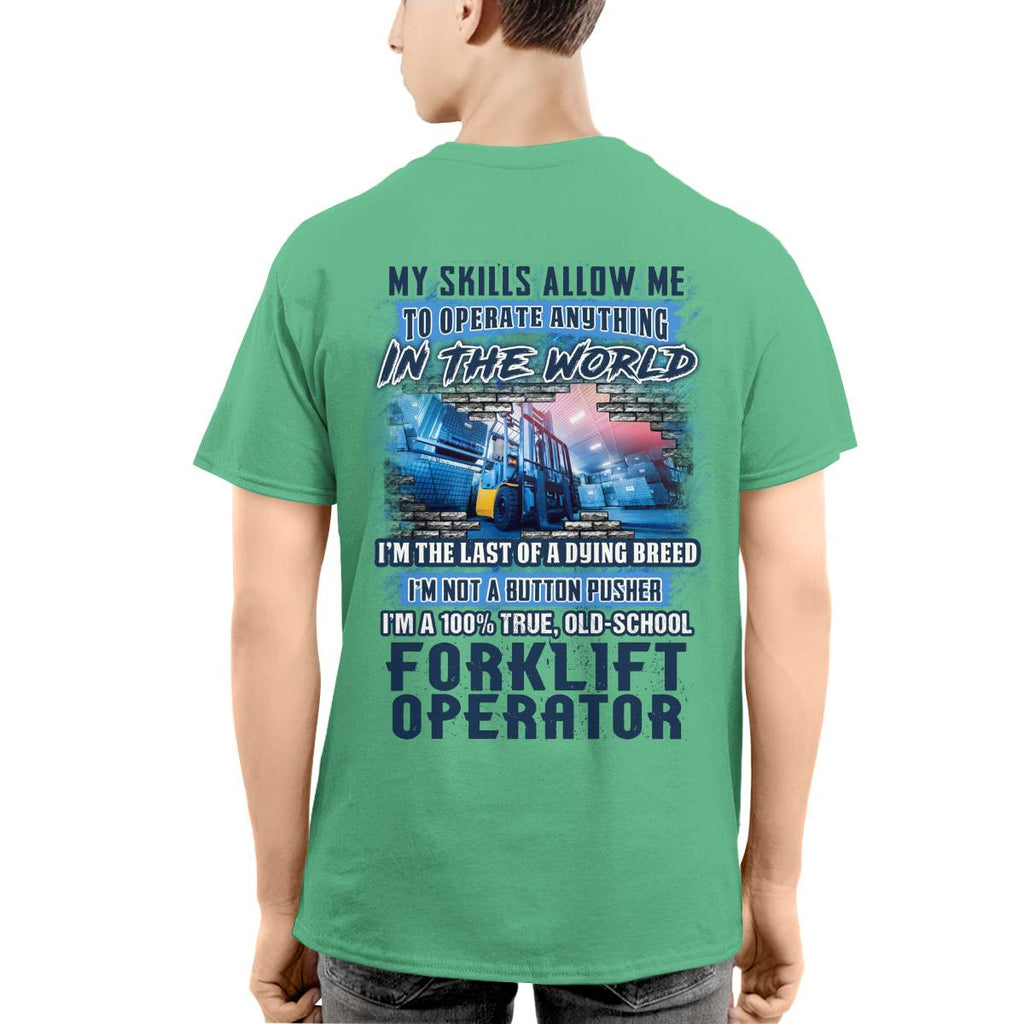 Awesome Forklift Operator-T-shirt - grunx260804-0166
