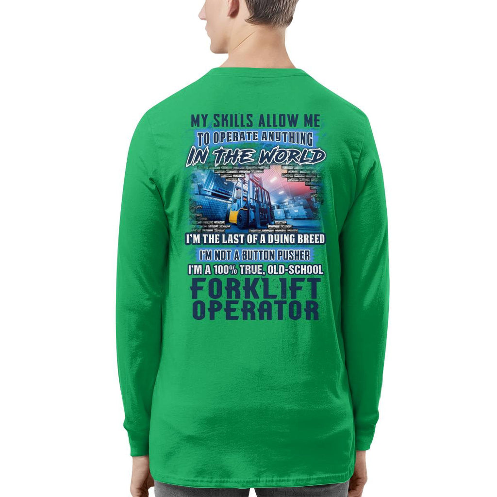 Awesome Forklift Operator-T-shirt - grunx260804-0166