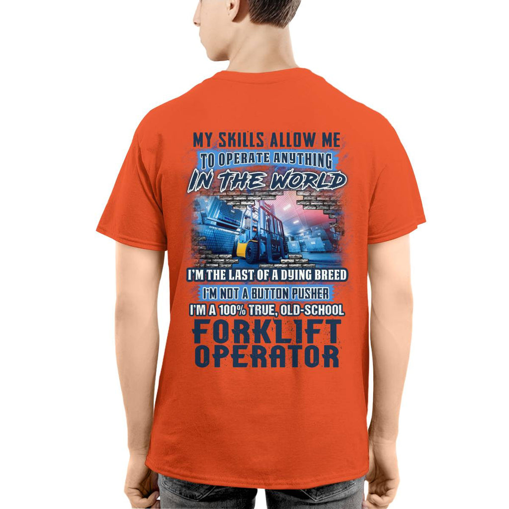 Awesome Forklift Operator-T-shirt - grunx260804-0166