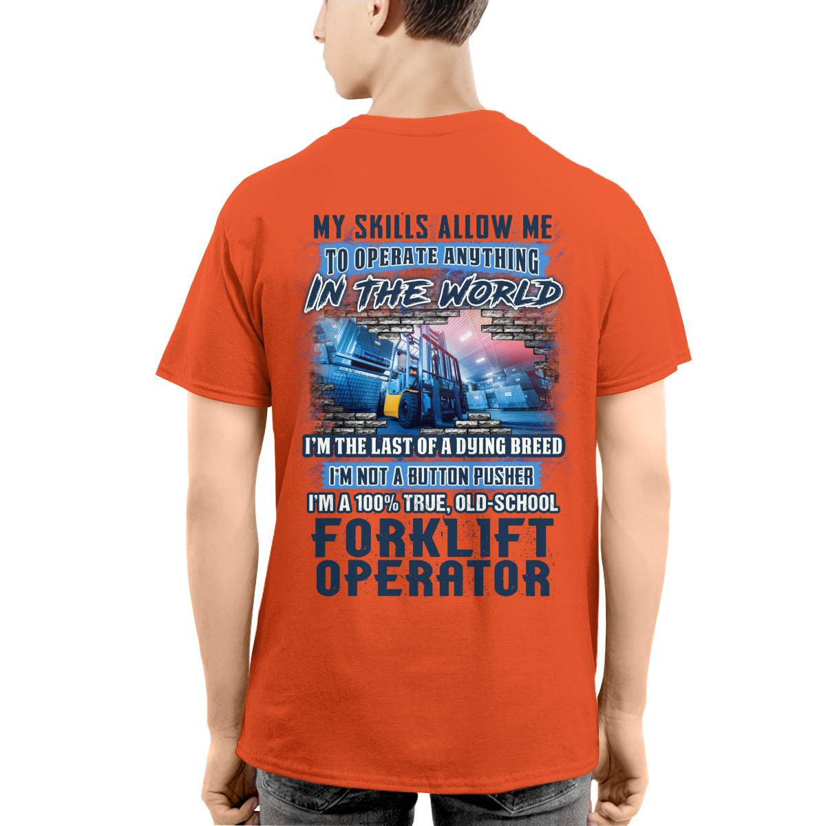 Awesome Forklift Operator-T-shirt - grunx260804-0166