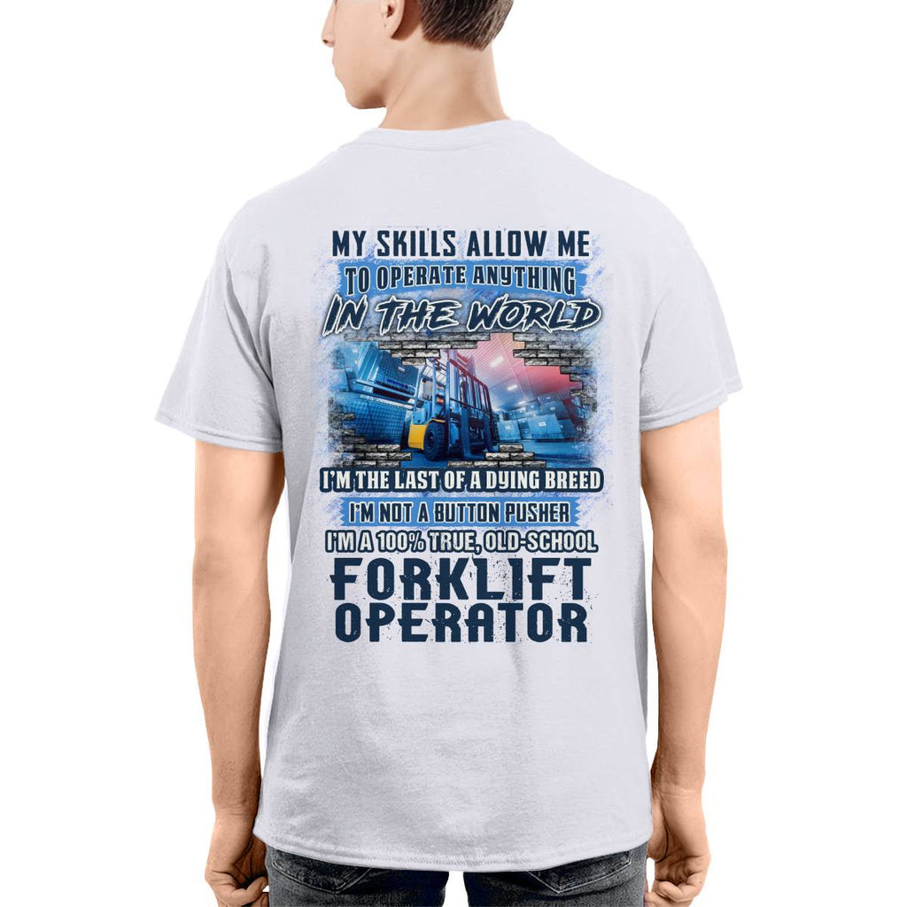 Awesome Forklift Operator-T-shirt - grunx260804-0166