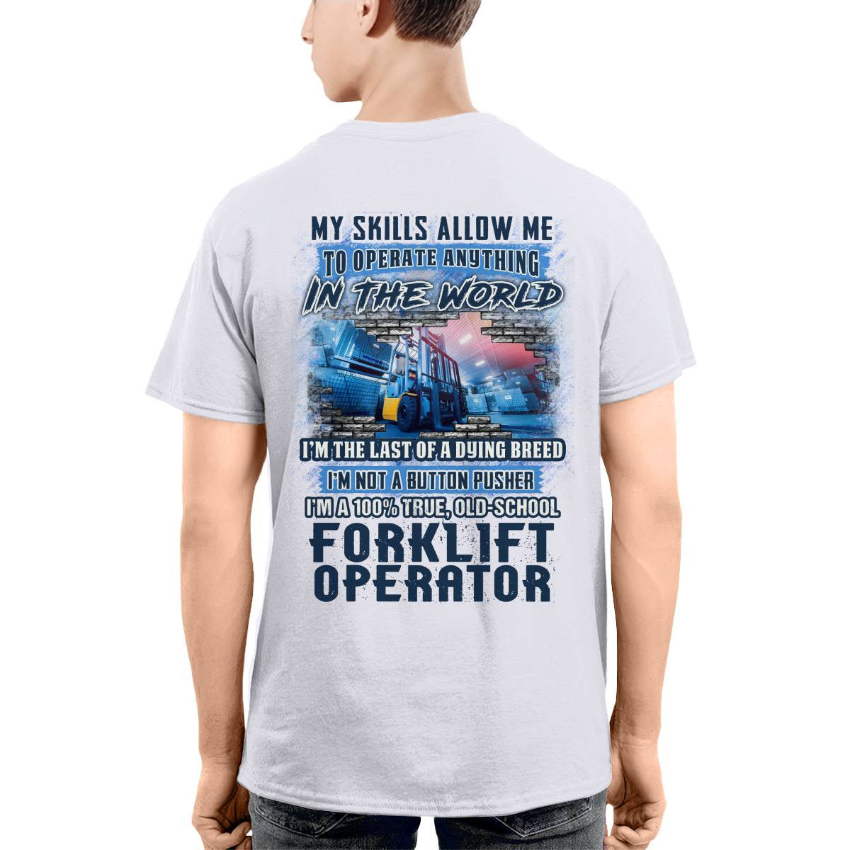 Awesome Forklift Operator-T-shirt - grunx260804-0166