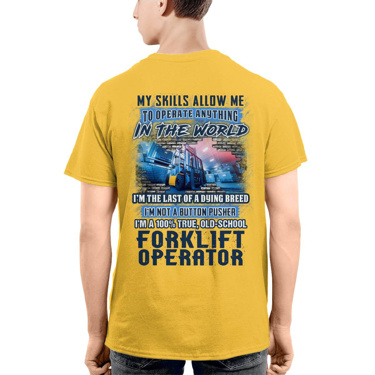 Awesome Forklift Operator-T-shirt - grunx260804-0166