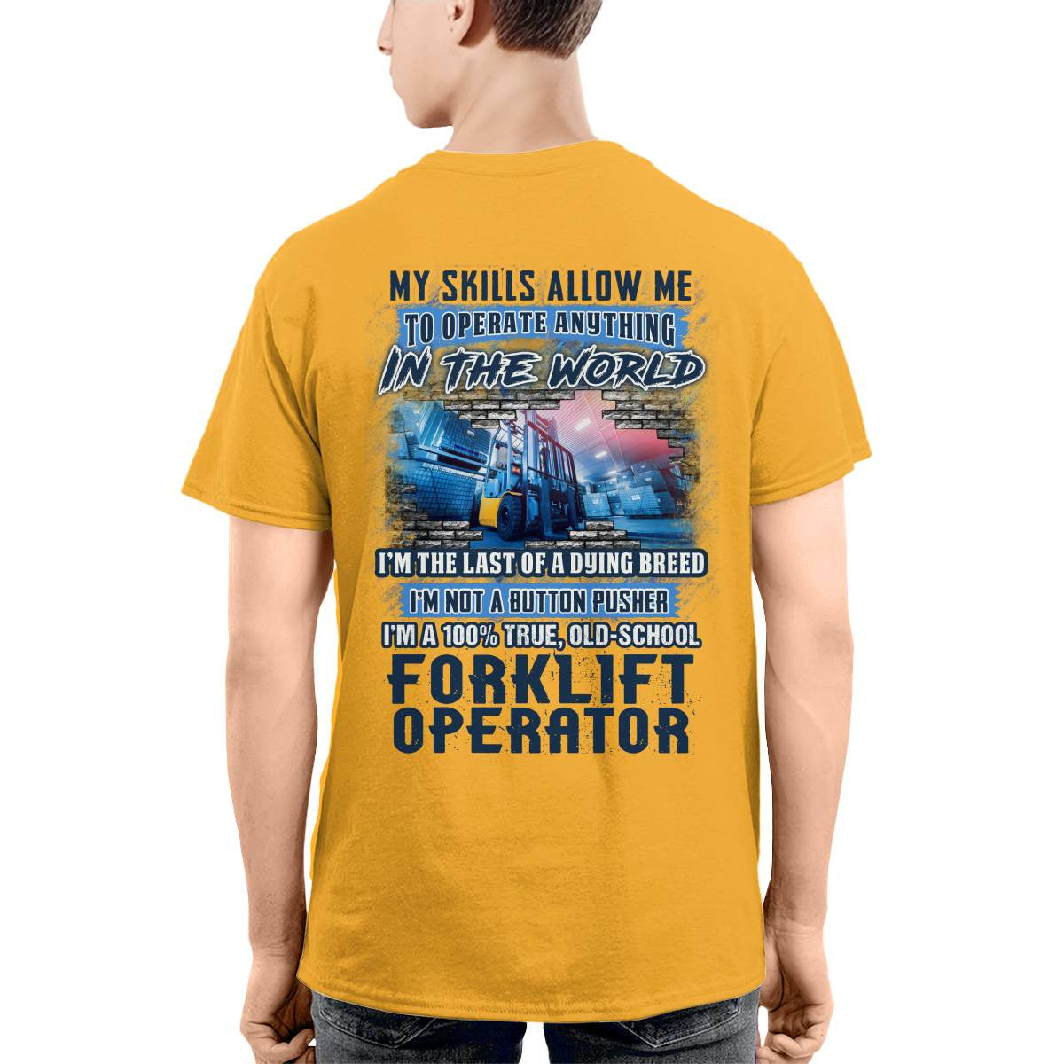 Awesome Forklift Operator-T-shirt - grunx260804-0166