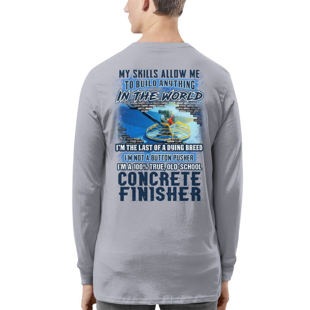 Awesome Concrete Finisher-T-shirt - grunx260804-0003