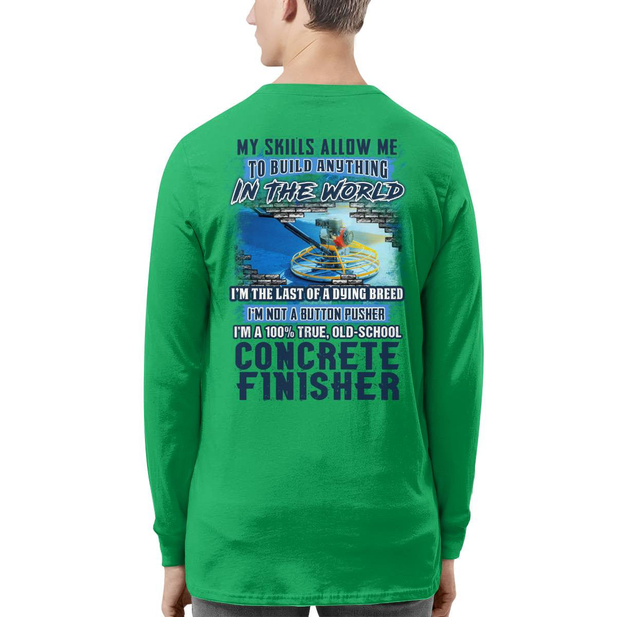 Awesome Concrete Finisher-T-shirt - grunx260804-0003