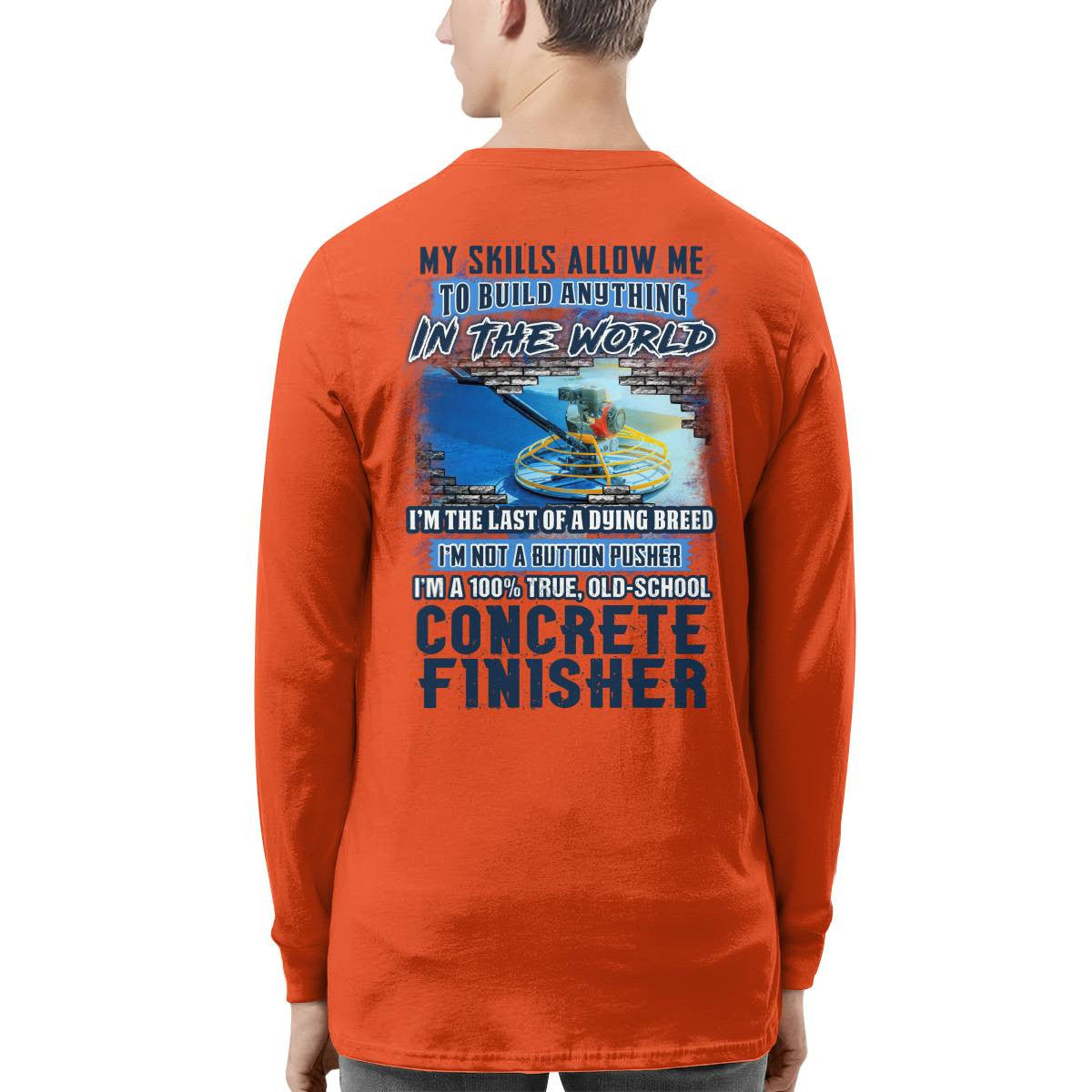 Awesome Concrete Finisher-T-shirt - grunx260804-0003
