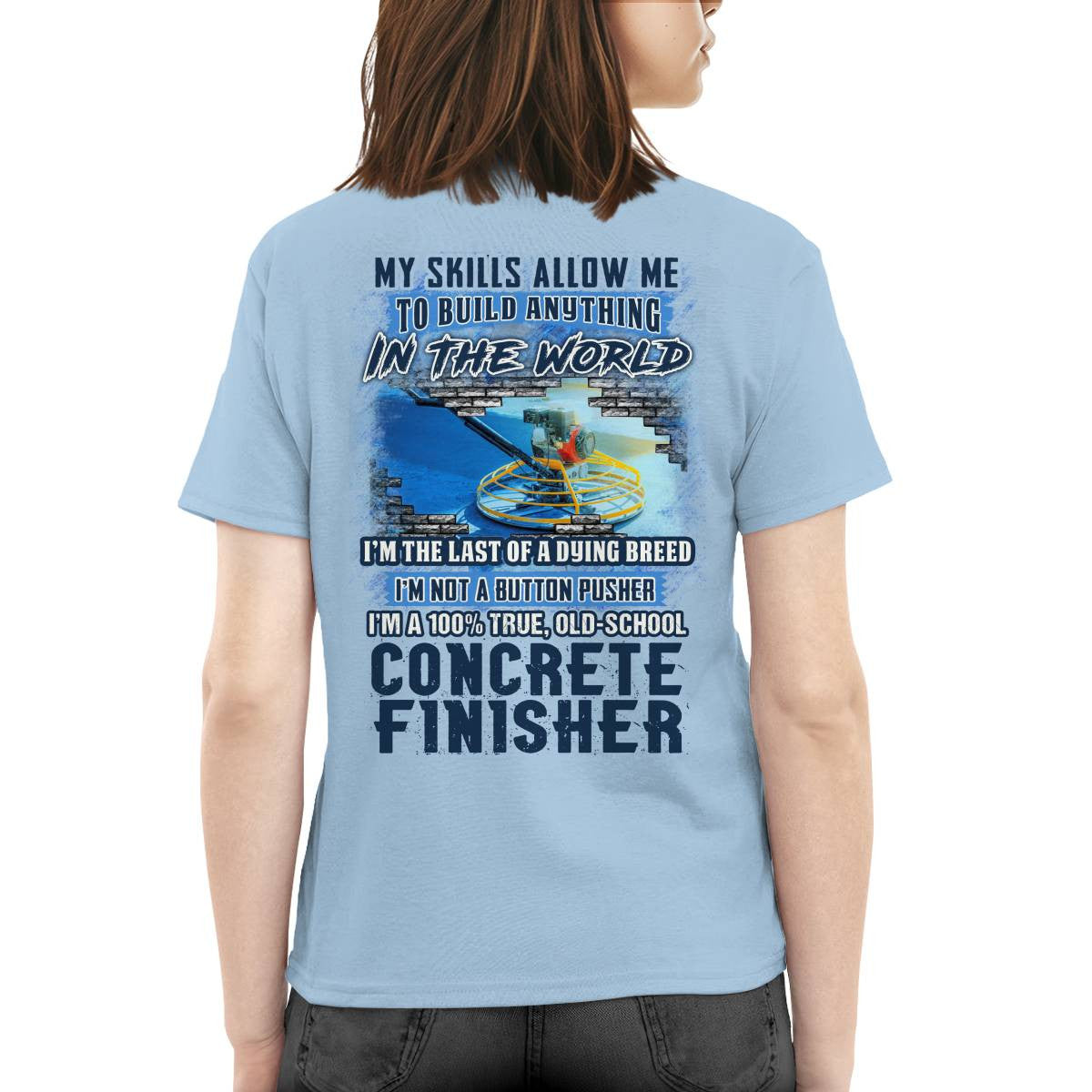 Awesome Concrete Finisher-T-shirt - grunx260804-0003