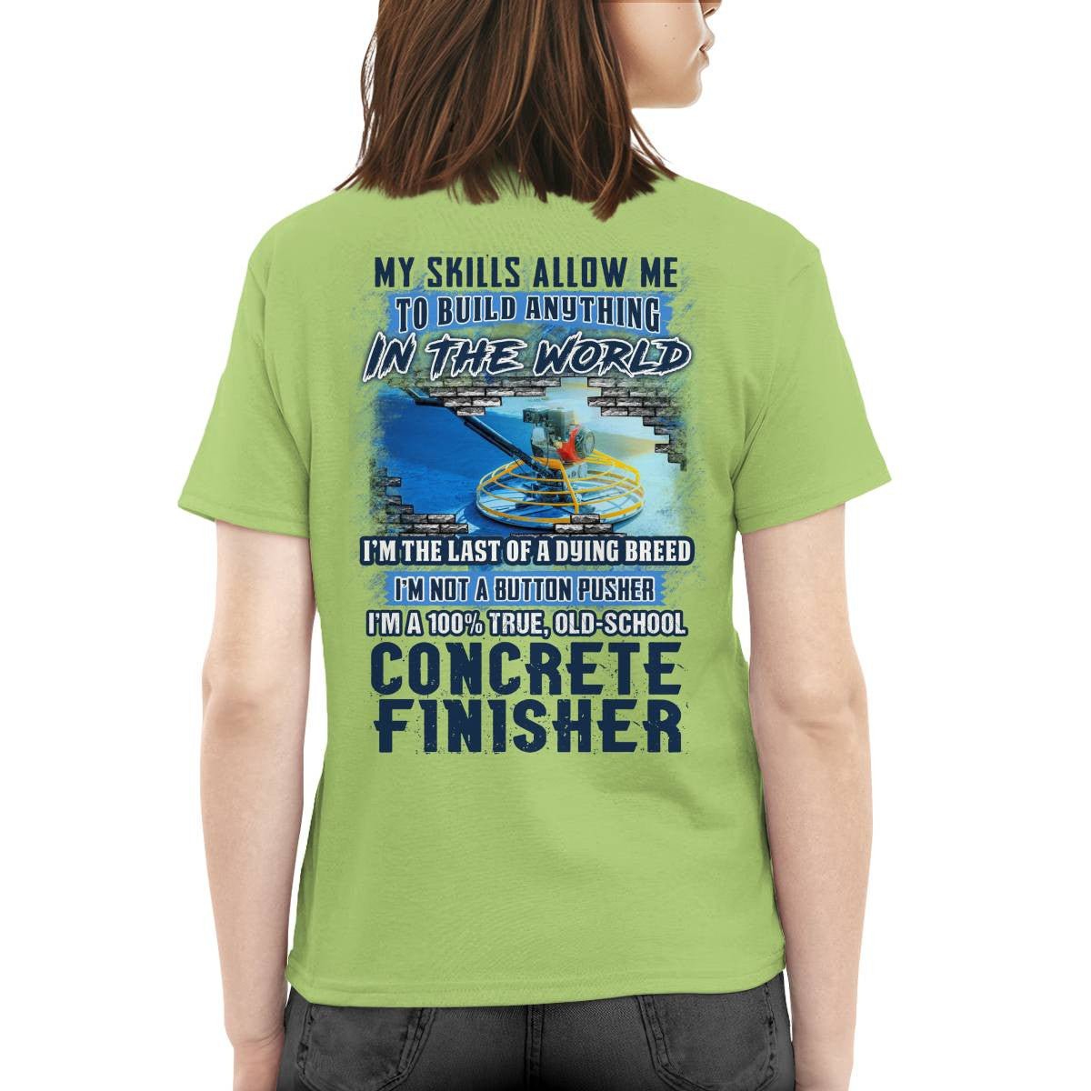 Awesome Concrete Finisher-T-shirt - grunx260804-0003