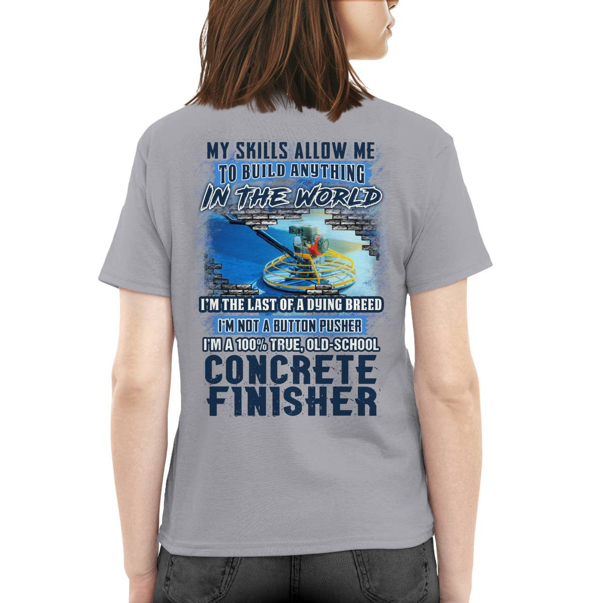 Awesome Concrete Finisher-T-shirt - grunx260804-0003