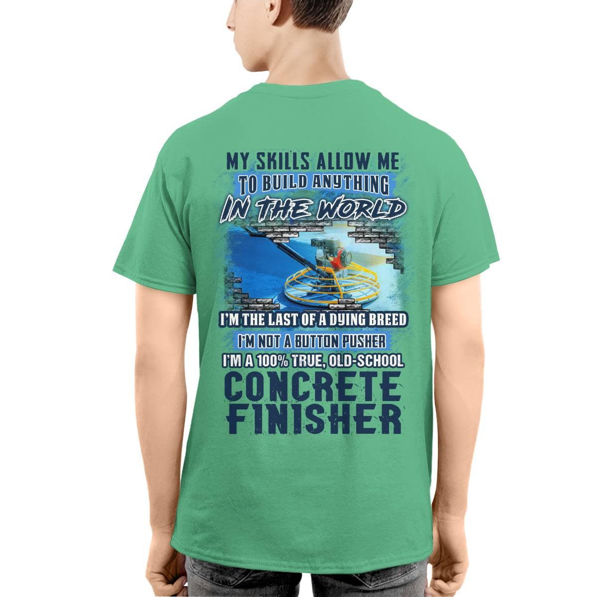Awesome Concrete Finisher-T-shirt - grunx260804-0003