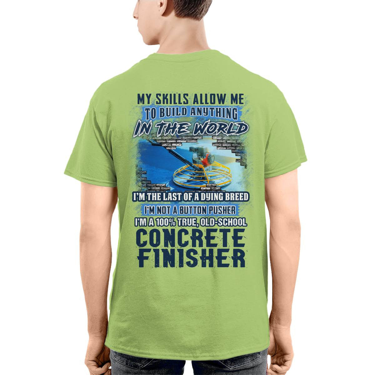 Awesome Concrete Finisher-T-shirt - grunx260804-0003