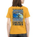 Awesome Concrete Finisher-T-shirt - grunx260804-0003