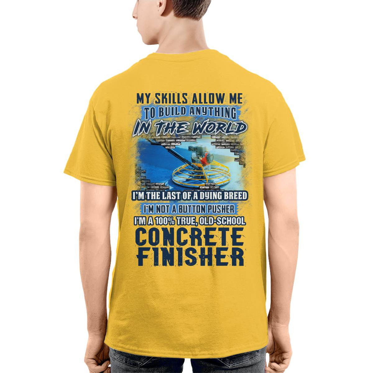 Awesome Concrete Finisher-T-shirt - grunx260804-0003
