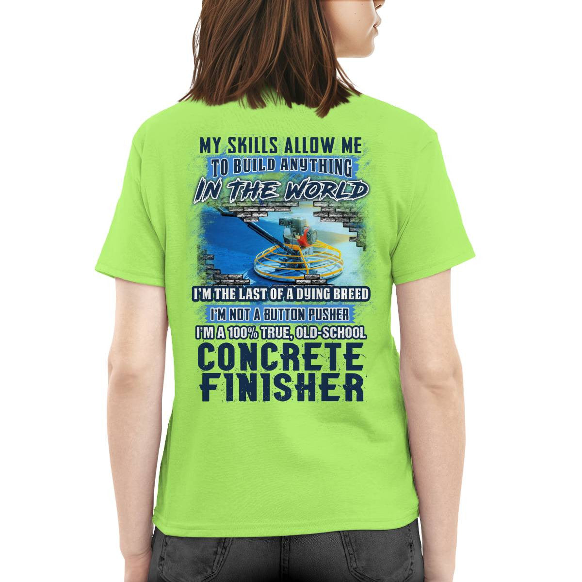 Awesome Concrete Finisher-T-shirt - grunx260804-0003