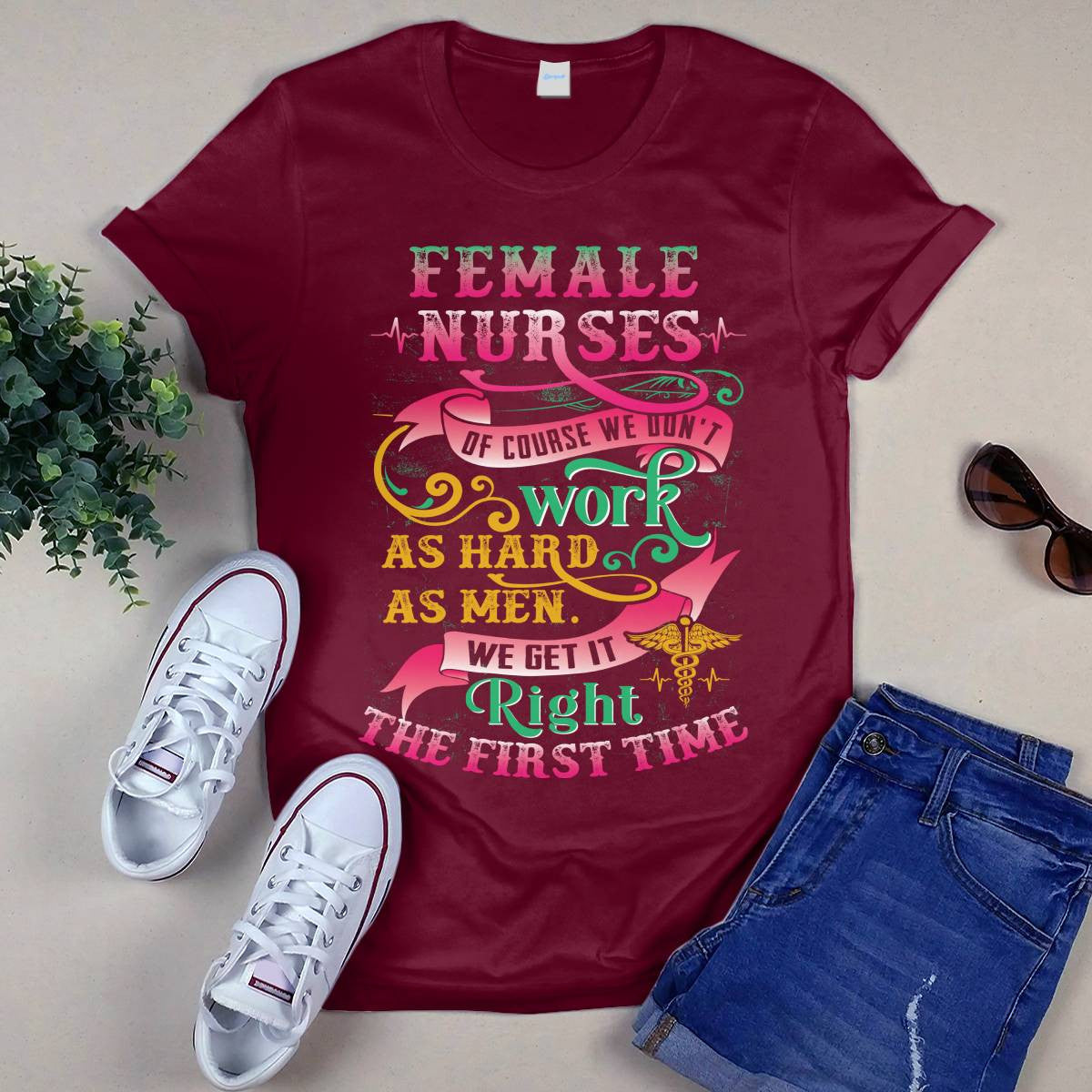 Awesome Female Nurses-T-shirt - grunx260804-0114