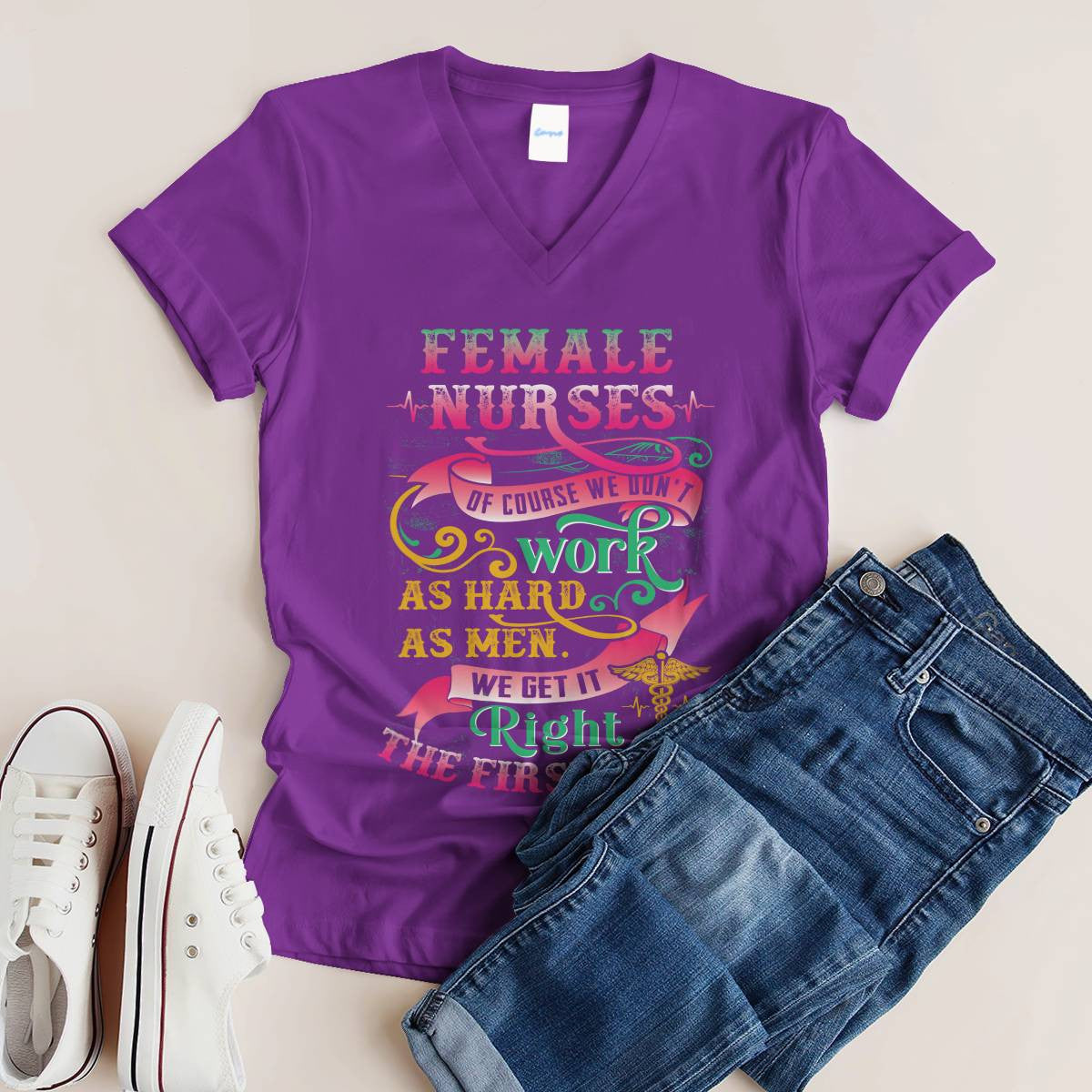 Awesome Female Nurses-T-shirt - grunx260804-0114