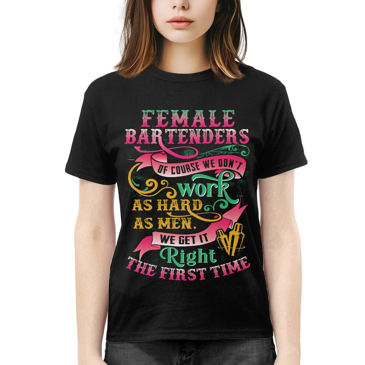 Awesome Female Bartenders-T-shirt - grunx260804-0113