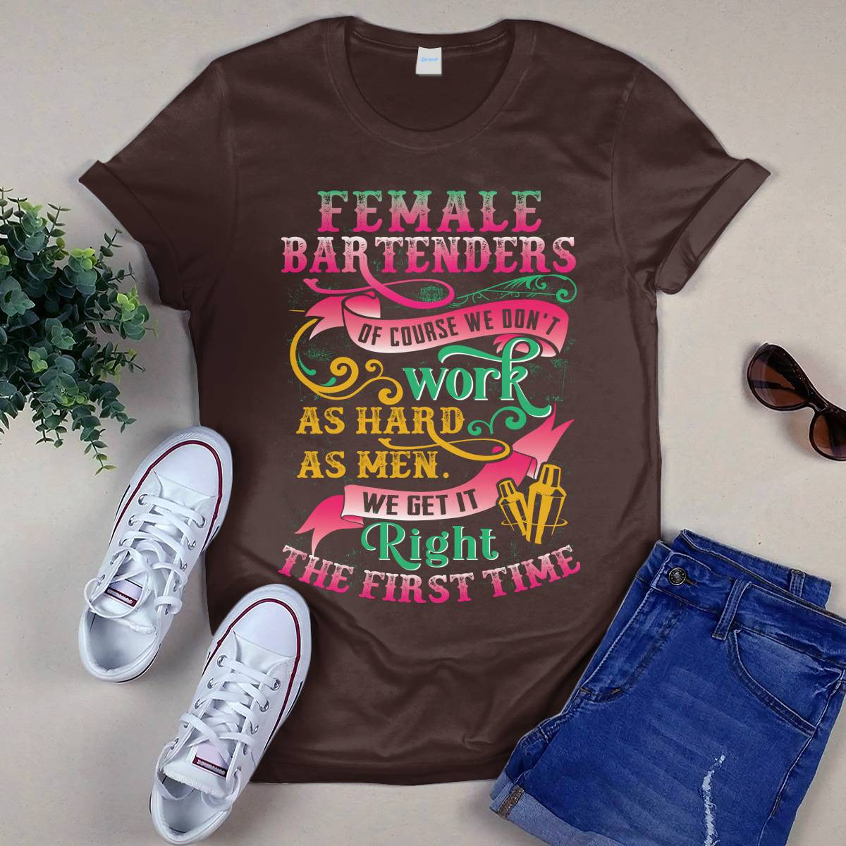 Awesome Female Bartenders-T-shirt - grunx260804-0113