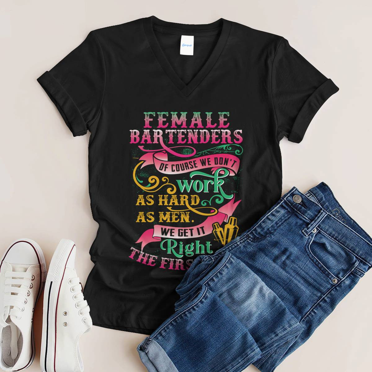 Awesome Female Bartenders-T-shirt - grunx260804-0113