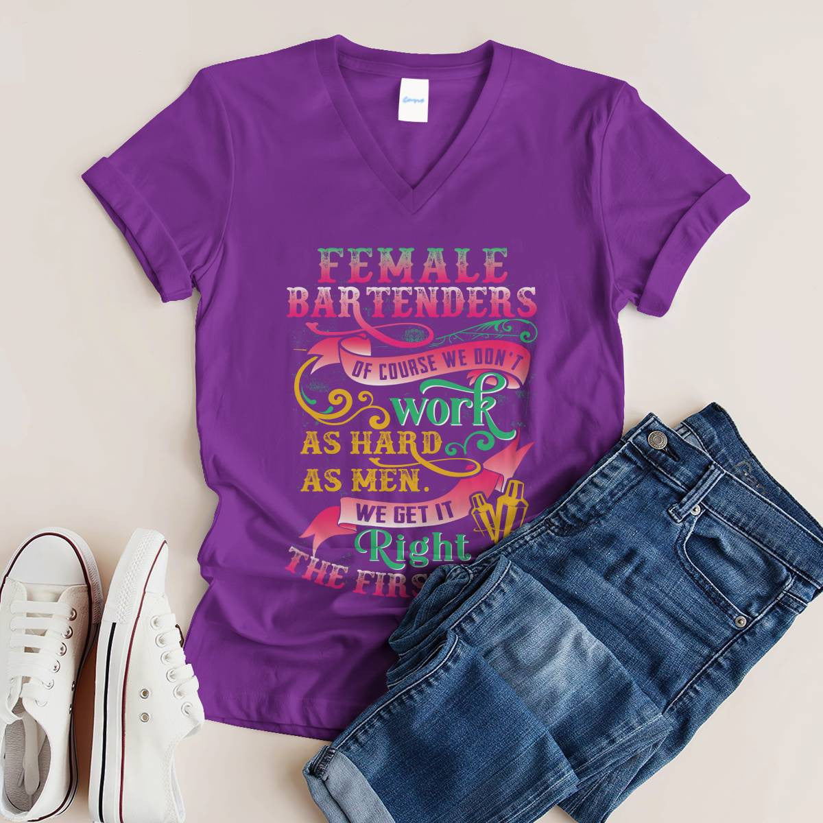 Awesome Female Bartenders-T-shirt - grunx260804-0113