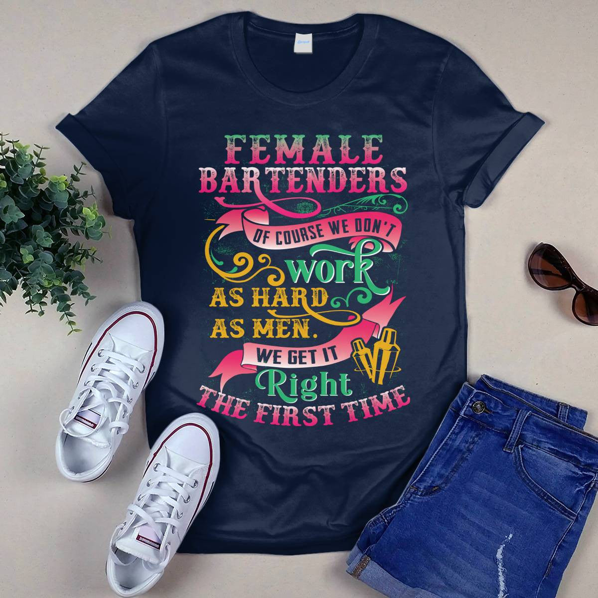 Awesome Female Bartenders-T-shirt - grunx260804-0113