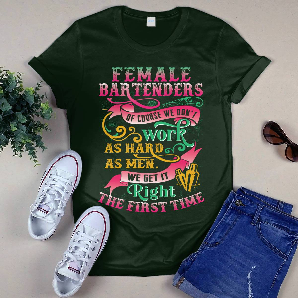 Awesome Female Bartenders-T-shirt - grunx260804-0113