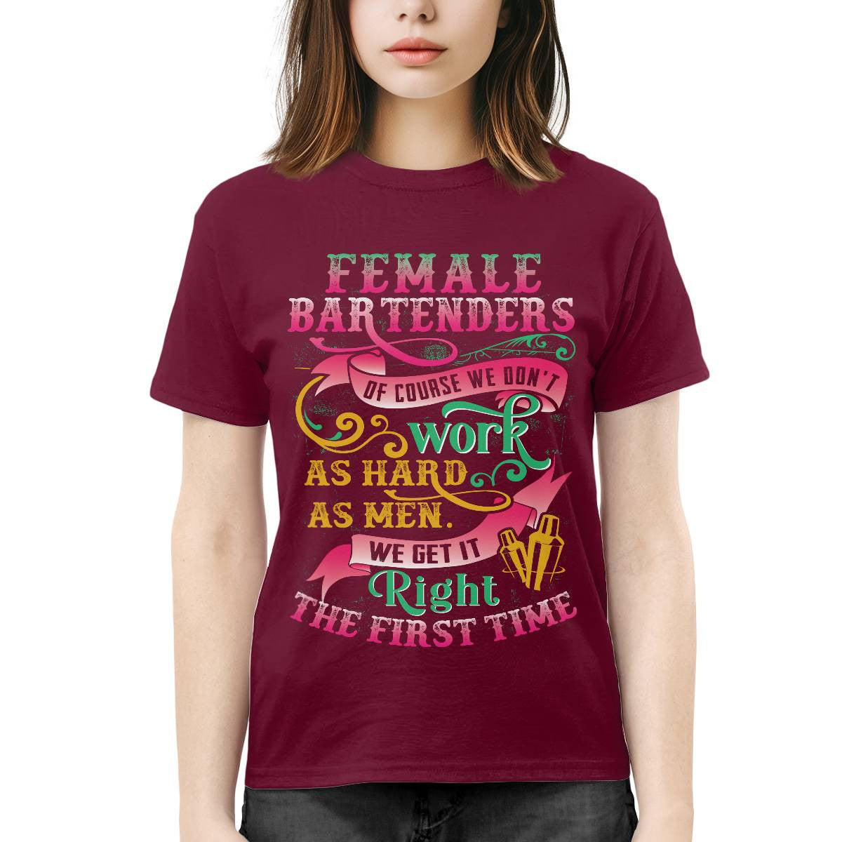 Awesome Female Bartenders-T-shirt - grunx260804-0113