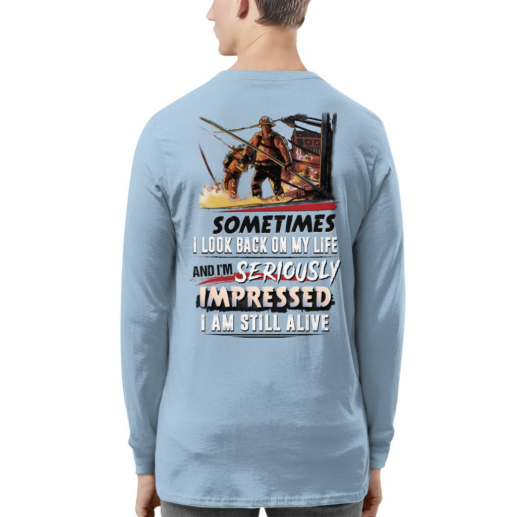 Awesome Firefighter-T-shirt - grunx260804-0150
