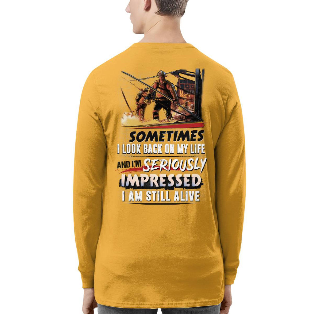 Awesome Firefighter-T-shirt - grunx260804-0150