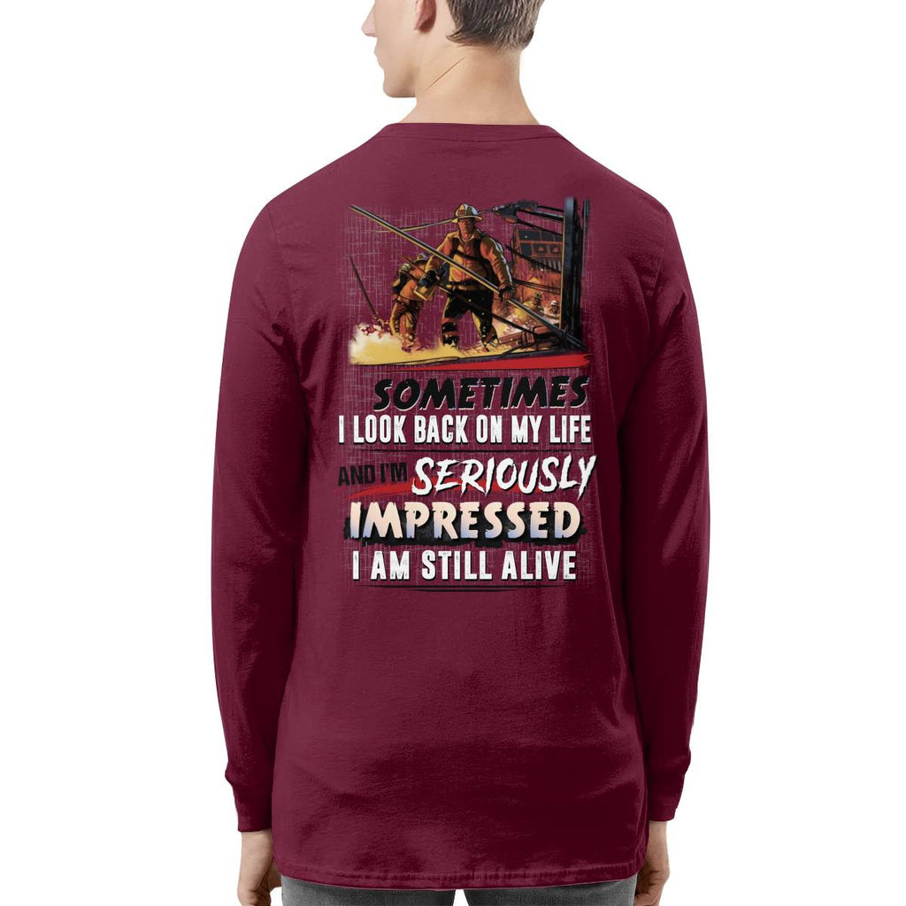 Awesome Firefighter-T-shirt - grunx260804-0150