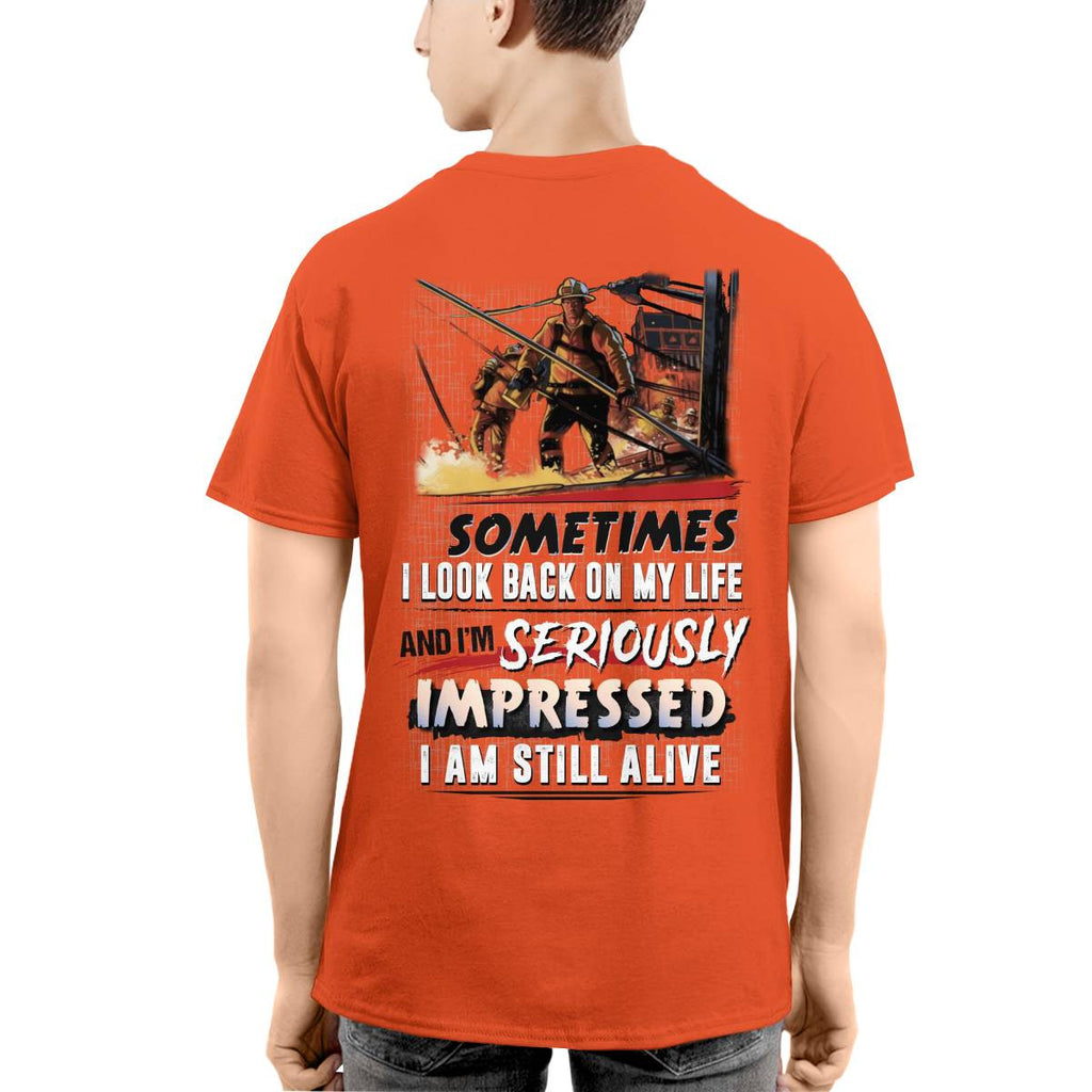 Awesome Firefighter-T-shirt - grunx260804-0150