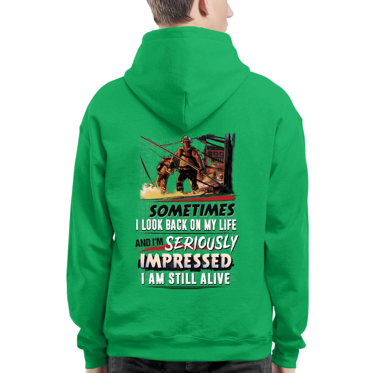 Awesome Firefighter-T-shirt - grunx260804-0150
