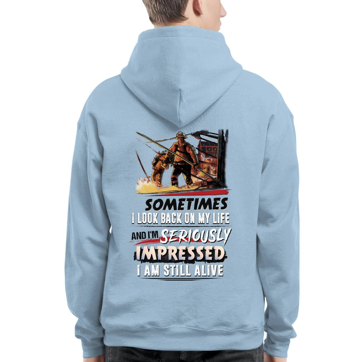 Awesome Firefighter-T-shirt - grunx260804-0150