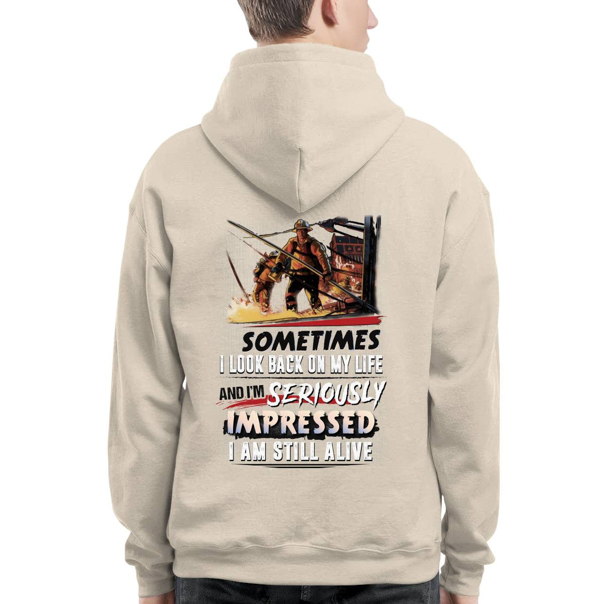 Awesome Firefighter-T-shirt - grunx260804-0150